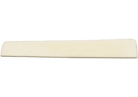 Yellow Parts Selleta de plástico para puentes de guitarra acústica. 3\"x9/16\"x1/8\" ADIEZ1491