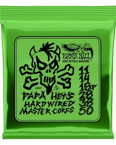 Ernie Ball CEB2201 JUEGO ELÉCTRICA PAPA HET`S HARDWIRED MASTER CORES 11-50 Ernie Ball CEB2201 JUEGO ELÉCTRICA PAPA HET`S HARD