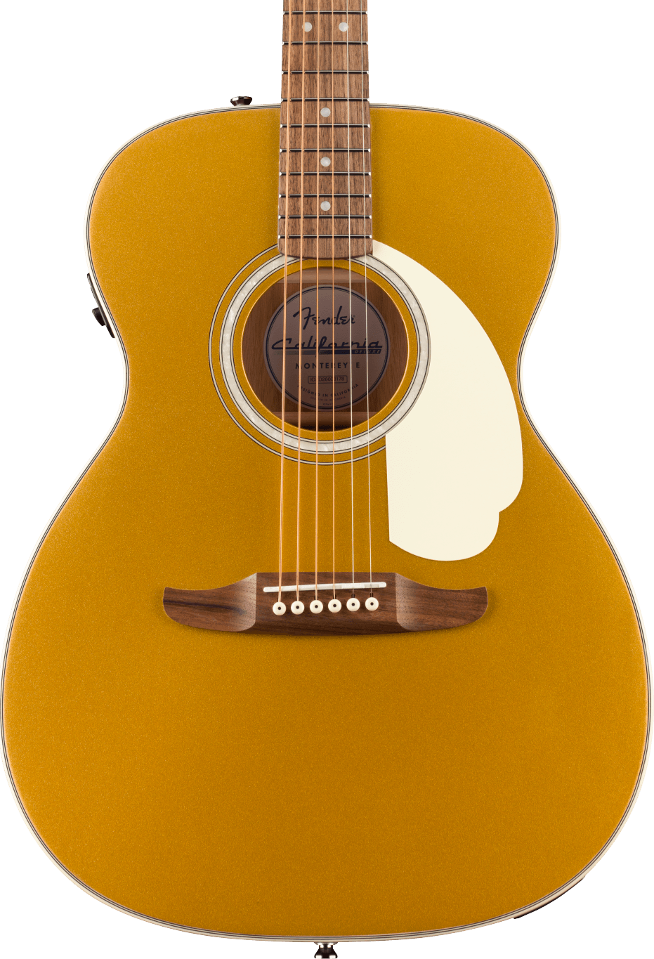 Fender California Deluxe Monterey E Aztec Gold Guitarra Acústica California Deluxe Monterey E Aztec Gold