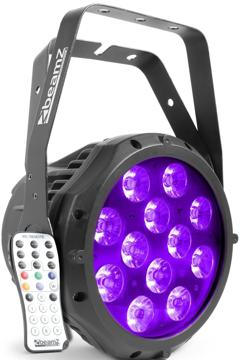 Beamz BWA412 Foco PAR Aluminio IP65 LED 150763 BWA412