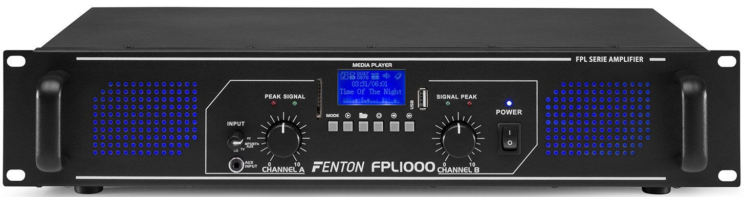 FENTON FPL-1000 Amplificador digital Con Tecnologia Bluetooth.172090 FPL1000