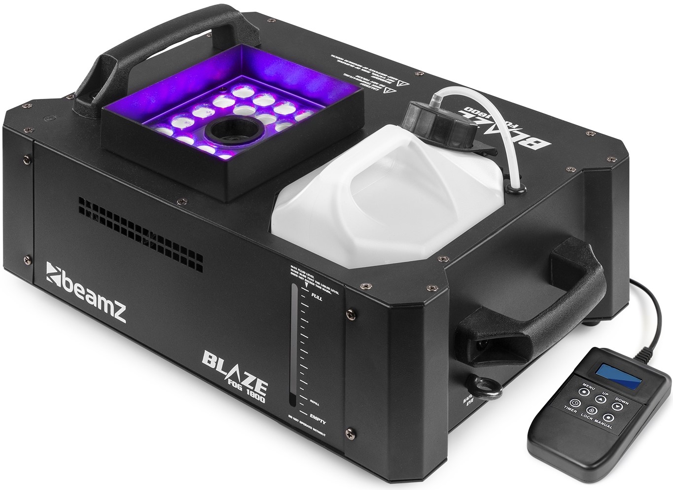 Beamz BLAZE1800 Vertical Fogger nebulizador vertical BLAZE1800 Vertical Fogger wrlss,dig