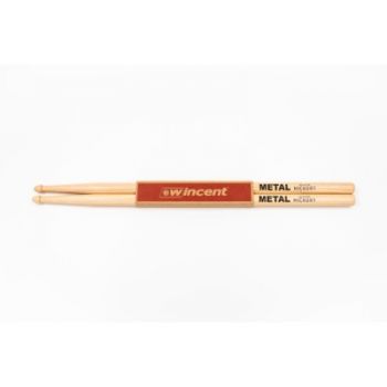 Wincent hickory sticks metal baquetas batería