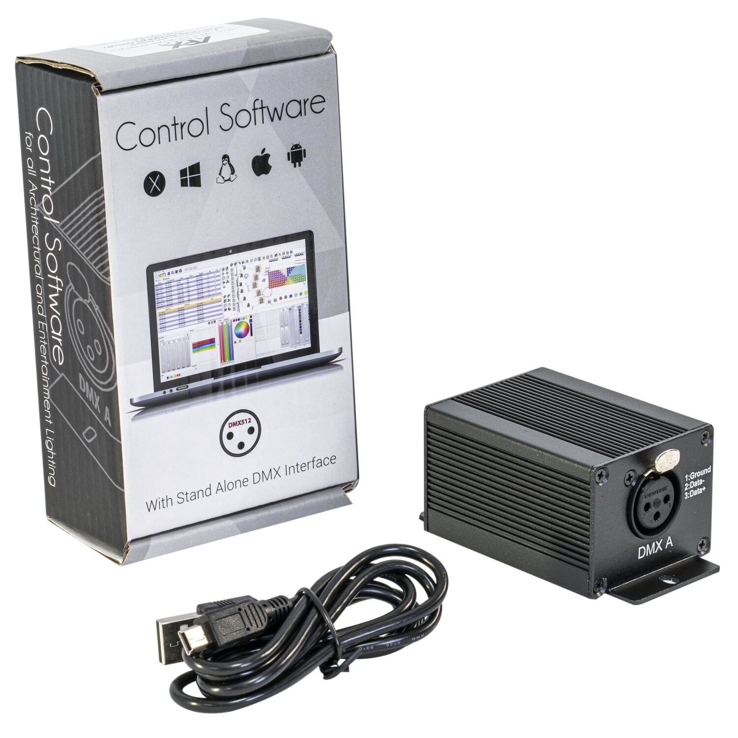 AFX DMX-PRO-128 Interfaz USB a DMX USB TO DMX INTERFACE