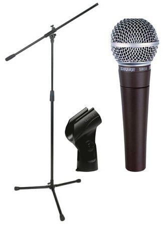 SHURE SM58 LC + Soporte de Jirafa SM58 LC con Soporte de Jirafa