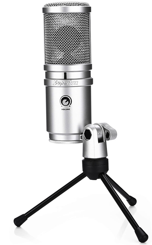 Superlux E205U Micrófono Condensador Estudio Silver E205U