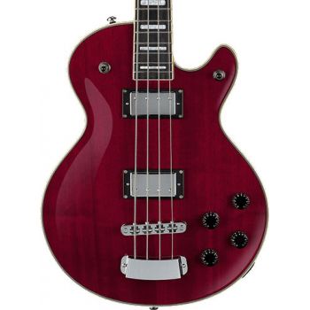 Hagstrom swede bass wct bajo eléctrico de 4 cuerdas color wild cherry transparent