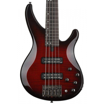 Yamaha trbx605fm mdrb bajo electrico dark red burst