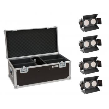 Eurolite set 4x barra led cbb-2 ww/cw fairlight + estuche
