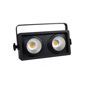 Eurolite audience blinder 2x100w led cob ww cegadora