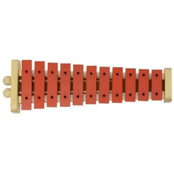 Gewa metalófono g11 g11r láminas rojas