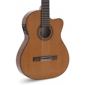 Admira málaga guitarra clásica electrificada cutaway cuerpo estrecho fishman