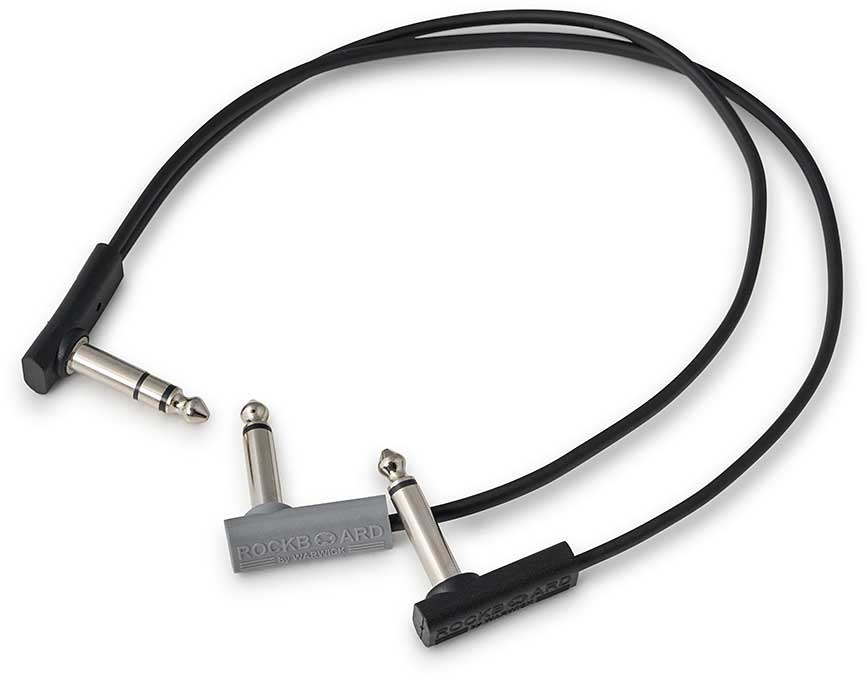 Rockboard Flat Patch Y-Splitter Cable 30 Cm Flat Patch Y-Splitter Cable 30 Cm