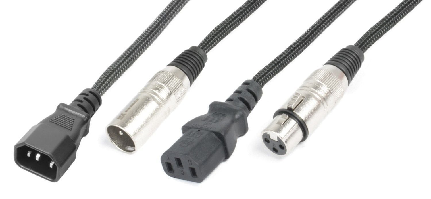 Power Dynamics Ligero Combi Cable Iec M Xlr M Iec F Xlr F 15m 176745 176745