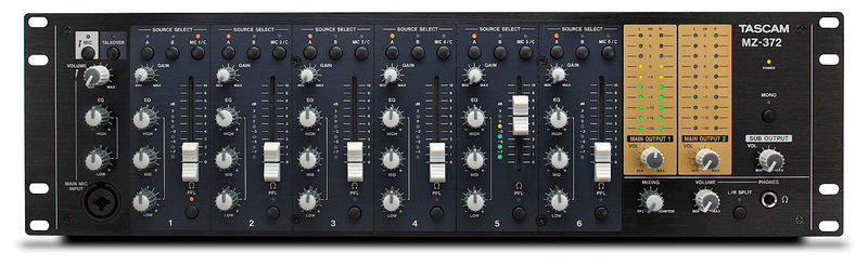 Tascam MZ-372 Mezclador para Instalaciones Fijas MZ-372