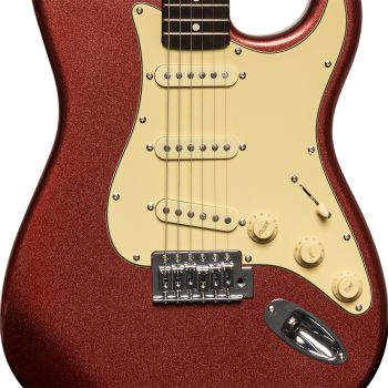 Stagg std serie-s 30 candy apple red guitarra electrica