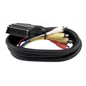 Omnitronic cable adaptador scart/6xrca 1.5m
