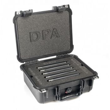 Dpa 5015a surround kit with 5 x 4015a, accesorios y peli case.