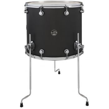 Drum workshop tom base performance lacquer charcoal metallic 18 x 16