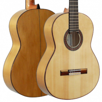 Admira guitarra clásica serie flamenco artesanía