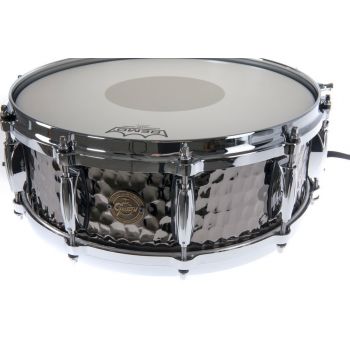 Gretsch drums s1-0514-bsh caja full range hammered black steel 14x5