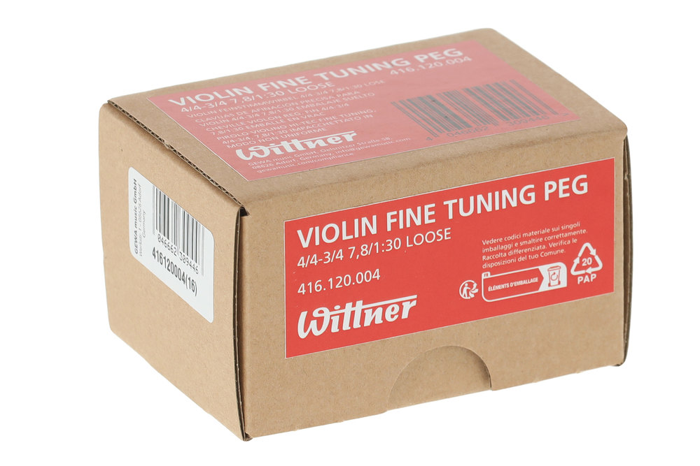 Wittner 270114S Suelto Sin Empaquetar Clavija afinación violín 4/4-3/4 Diámet 270114S Suelto Sin Empaquetar Clavija afinación vi