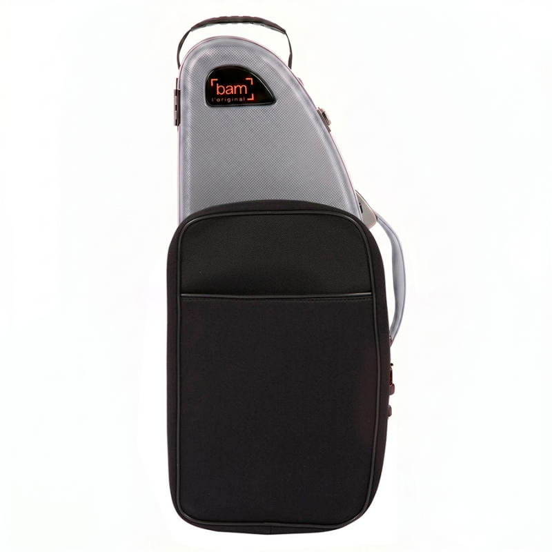 Bam Estuche de saxo alto Panther Hightech con bolsa PANT4101XLP Gray Gri ACEPANT4101XLPG