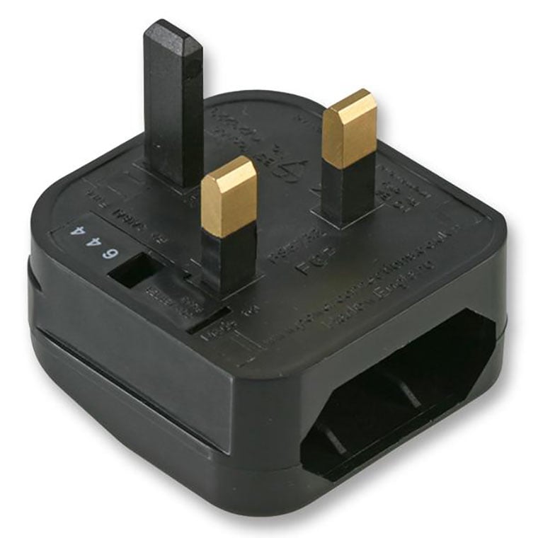 Adam Hall Adapter Euro CEE 7 x UK 3 STAR A EU3 GB3 EURO