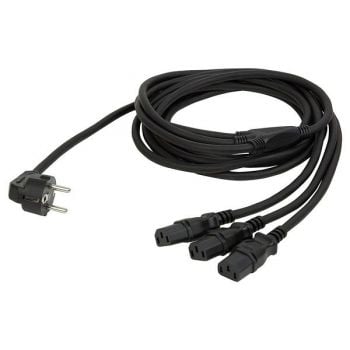 Showtec cable schuko a 3 iec 3m rf:90443