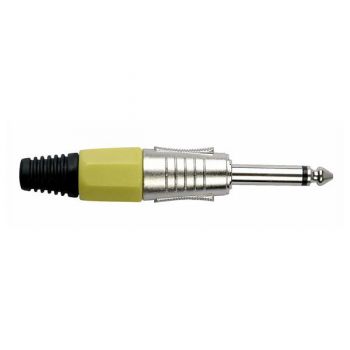 Dap audio conector jack mono con cápsula amarilla rf:jmk102ny
