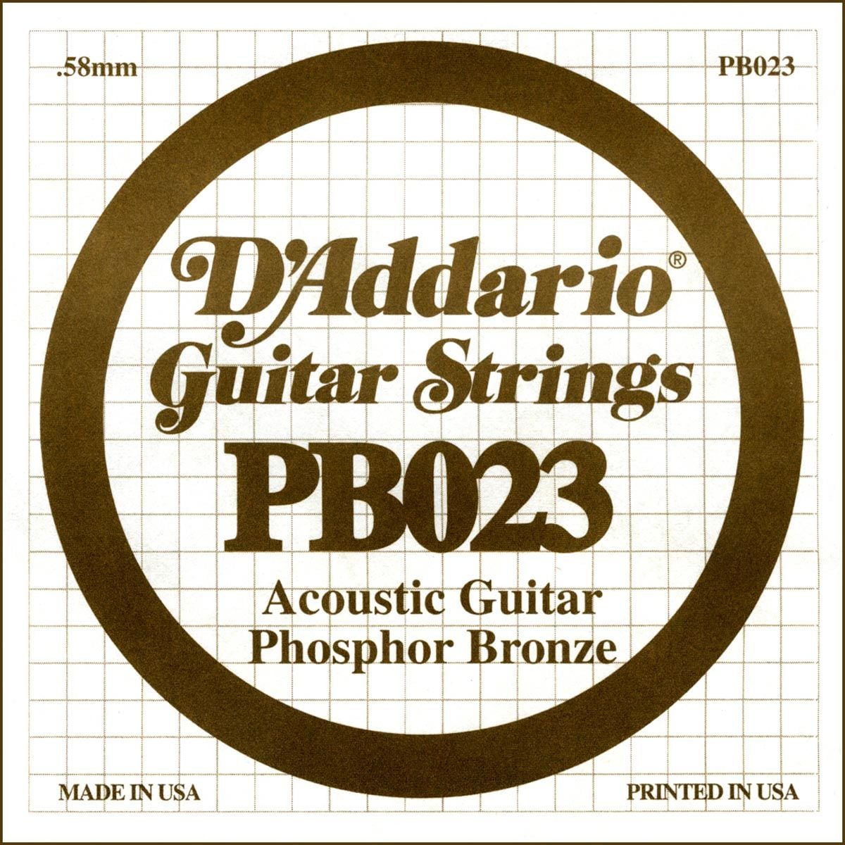 D´addario PB023 Cuerda Suelta para Guitarra Acústica PB023