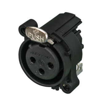 Neutrik nc 3 faah 1 conector xlr hembra de 3 polos