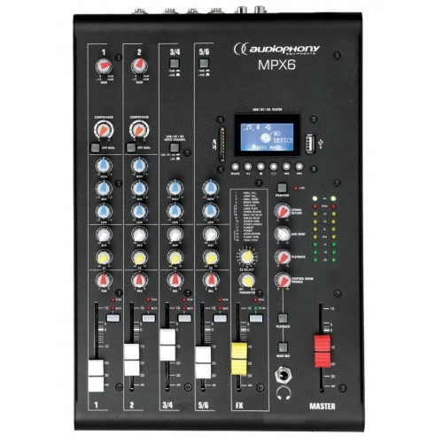 Audiophony MPX-6 Mezclador MPX-6