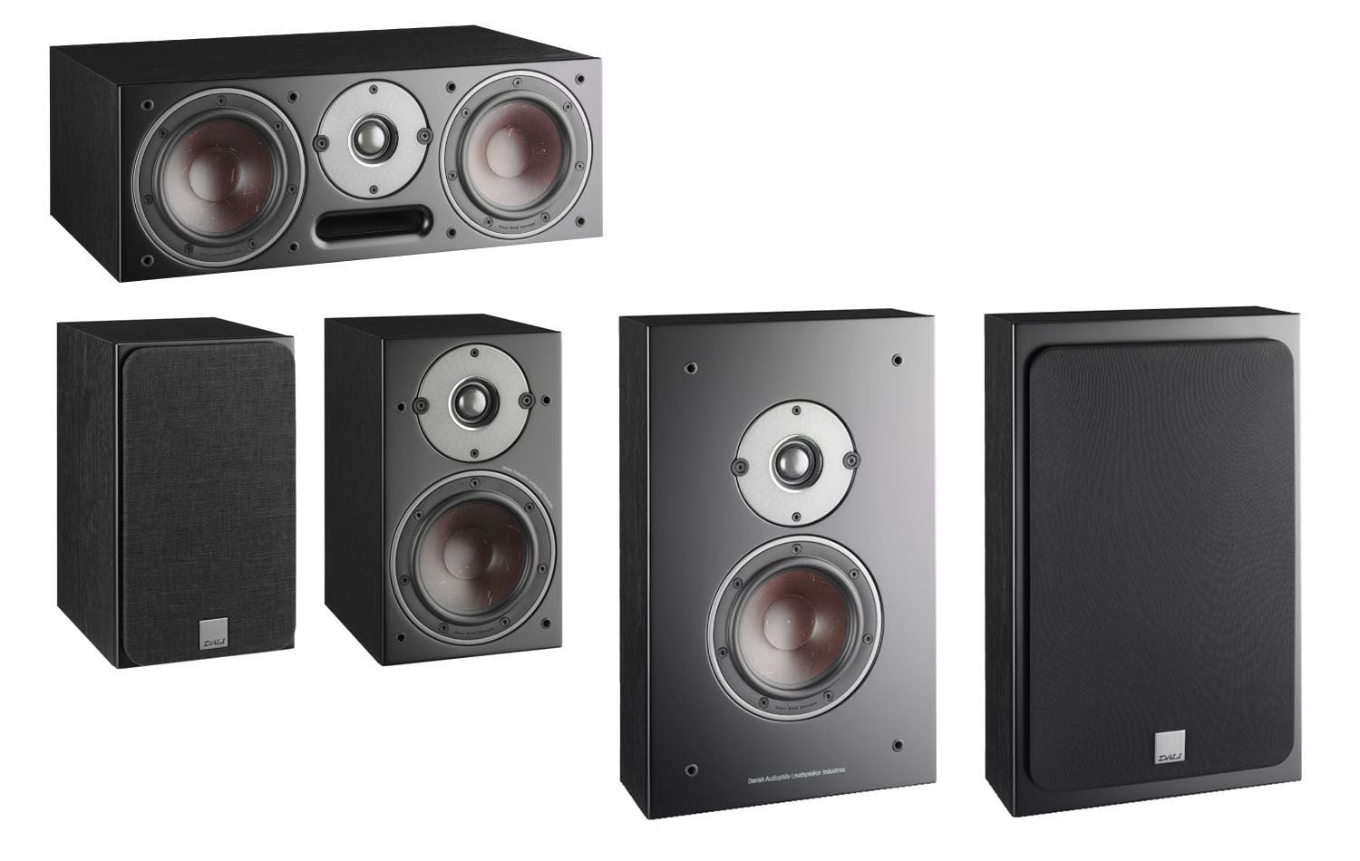 Dali Oberon 1 On-Wall Cinema Pack Black Altavoces Home Cinema Oberon 1 On-Wall Cinema Pack
