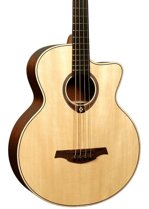 LAG T177BCE Bajo Acustico Tramontane Cutaway 4 Cuerdas T177BCE