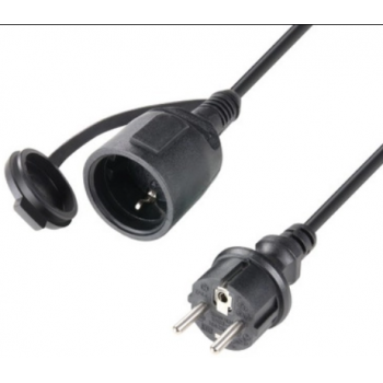 Adam hall 3 star pnd 0300 - cable de extensión de alimentación schuko h05rr-f3g1,5 | 3m