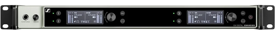 Sennheiser EW-DX EM 4 Dante R1-9 Receptor Dante Dígital 4 Canales EW-DX EM 4 Dante R1-9