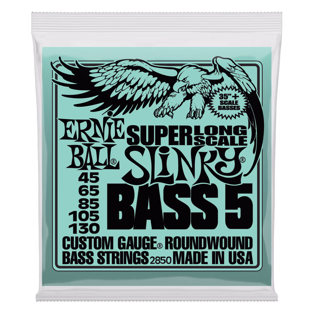 Ernie ball juego bajo eléctrico slinky long scale regular 5 st 45-130