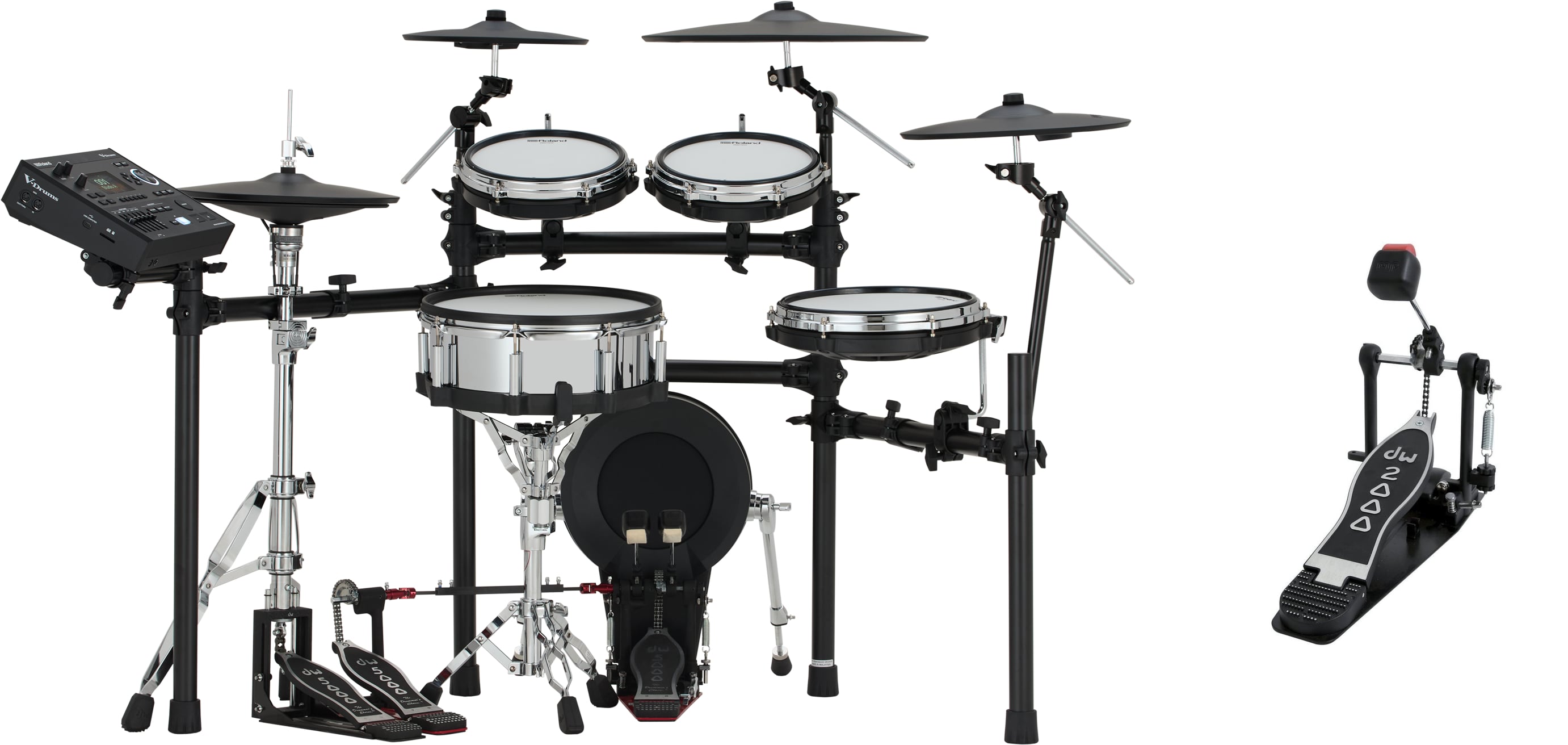 Roland TD516 con Pedal Drum Workshop DWCP3000 Roland TD516 con Pedal Drum Workshop DWCP3000