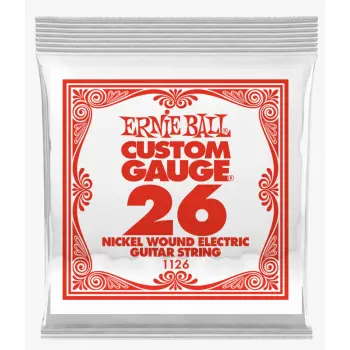 Ernie Ball 1126 Slinky Entorchada Cuerda Para Guitarra Electrica 0.26