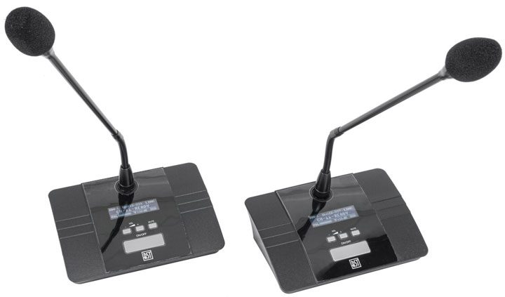 BST HTX-28D Pareja de Micros Delegado Para Central de Conferencia Uhf Htx-28r HTX-28D