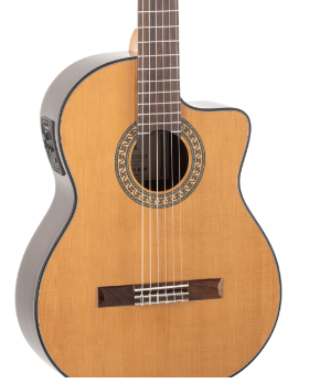 Admira ADM06ECF Guitarra Clásica A6 Electrificada con Cutaway y Fishman, Serie Artesanía ADM06ECF