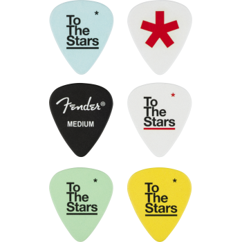 Fender tom delonge 351 celluloid picks pack 6 puas