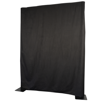 Wentex telón pyd molton 300 g/m² de color negro - 400 x 300 cm (anchura x al