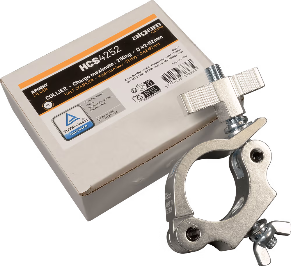 Algam lighting abrazadera 42-52mm (carga máx. 250kg)