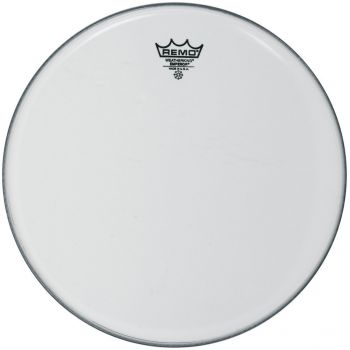 Remo 18 emperor blanco brillante parche de bombo