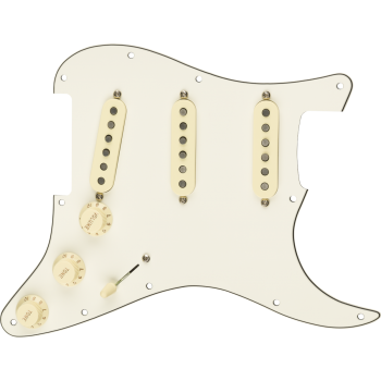 Fender golpeador pre-wired strat custom shop texas special sss white