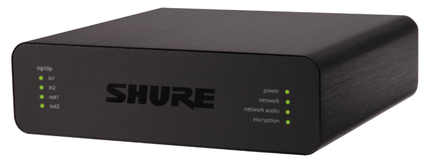 Shure Interfaz de Audio 2 Canales Dante-Analógico/Analógico a DANTE, XLR ANI22-XLR