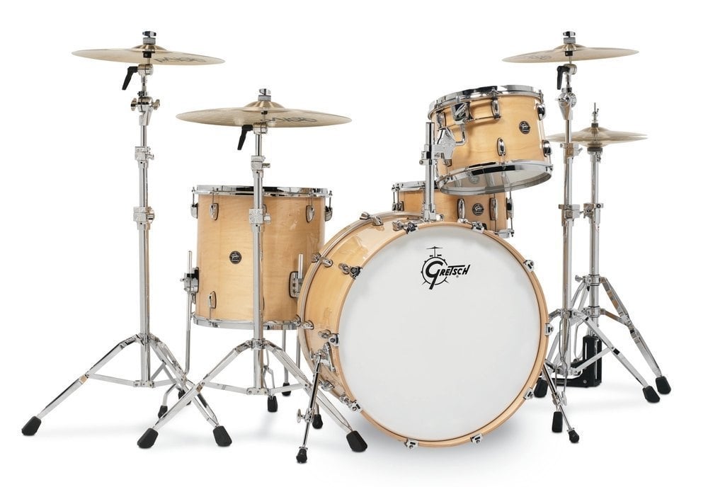 Gretsch Drums RN2-R643-GN Set Renown Maple Bombo 24 Gloss Natural Set Renown Maple Bombo 24 Gloss Natural
