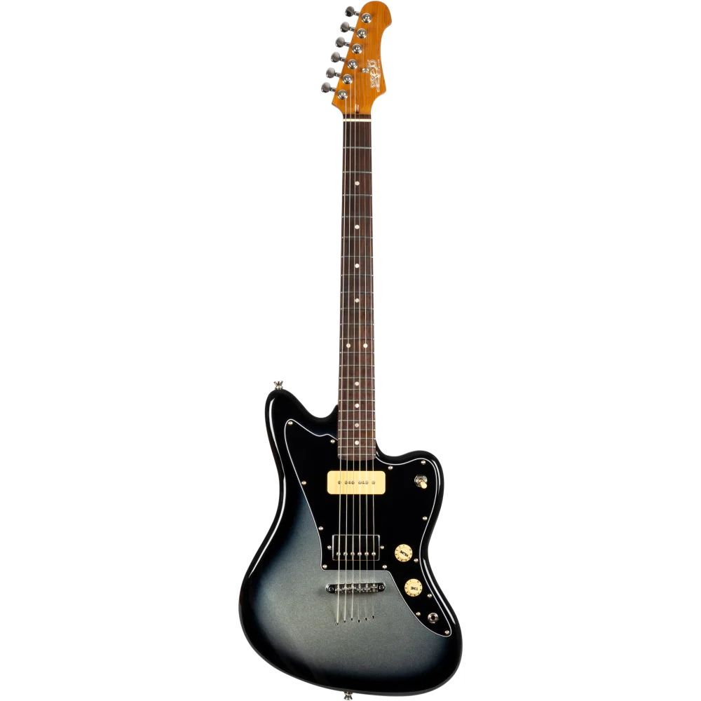 Jet Guitars JJ350 Baritone Moonburst Silver Burst JJ350 Baritone Moonburst Silver Burst